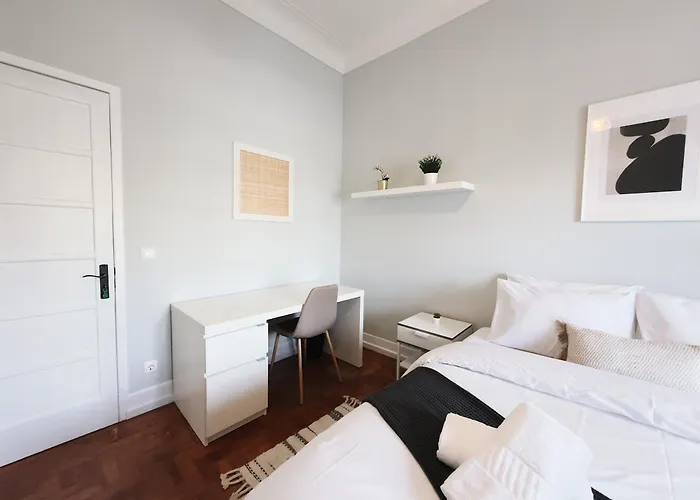 Kwatera prywatna Soar L Entrecampos 1 L Stylish 1 Min To Metro & 5 Min To Campo Grande Park Lizbona